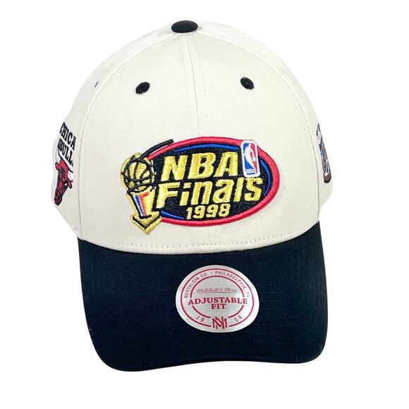 Mitchell & Ness 1998 NBA Finals Chicago Bulls vs Utah Jazz Snapback Hat New - Picture 1 of 12